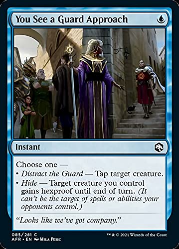 Magic: the Gathering – You See a Guard Approach (085) – Foil – Adventures in The Forgotten Realms