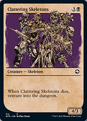 Magic: the Gathering – Clattering Skeletons (312) – Showcase – Adventures in The Forgotten Realms