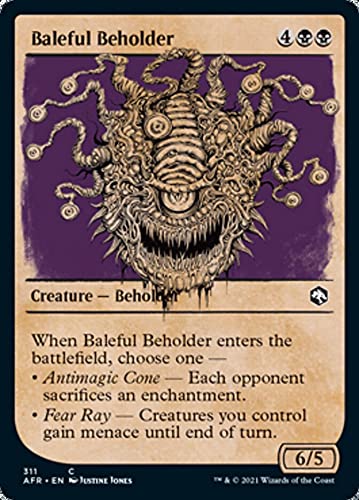 Magic: the Gathering – Baleful Beholder (311) – Showcase – Adventures in The Forgotten Realms