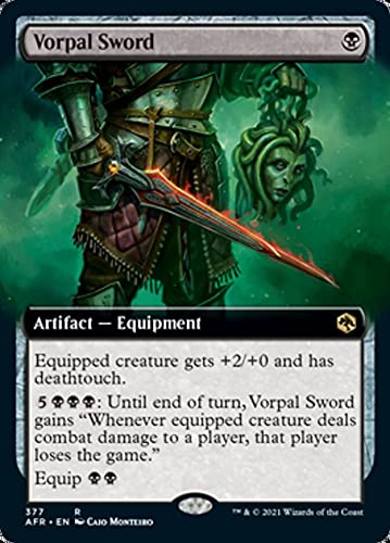 Magic: the Gathering – Vorpal Sword (377) – Extended Art – Adventures in The Forgotten Realms