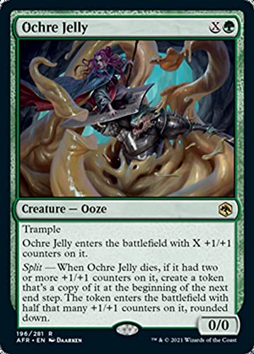 Magic: the Gathering – Ochre Jelly (196) – Adventures in The Forgotten Realms