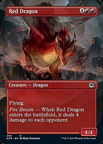 Magic: the Gathering – Red Dragon (294) – Borderless – Adventures in The Forgotten Realms