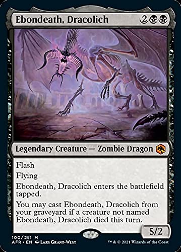 Magic: the Gathering – Ebondeath, Dracolich (100) – Adventures in The Forgotten Realms