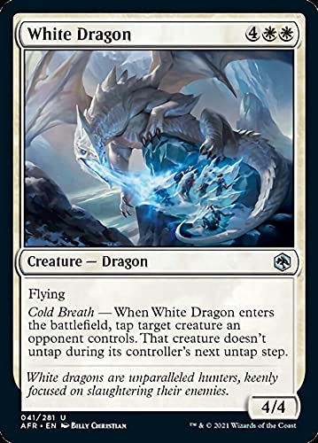 Magic: the Gathering – White Dragon (041) – Foil – Adventures in The Forgotten Realms