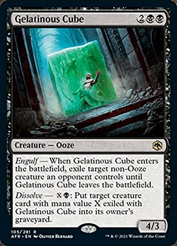 Magic: the Gathering – Gelatinous Cube (105) – Adventures in The Forgotten Realms