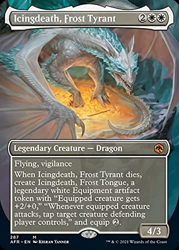 Magic: the Gathering – Icingdeath, Frost Tyrant (287) – Borderless – Adventures in The Forgotten Realms