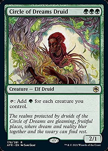 Magic: the Gathering – Circle of Dreams Druid (176) – Adventures in The Forgotten Realms