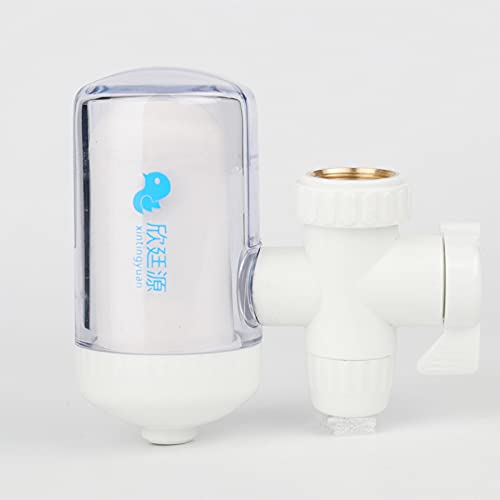 Faucet Mount Water Filter | Water Faucet Filtration System, Nano ABS Faucet Water Filter, Flow Stainless Steel Tap Water Filter, Removes Chlorine, Heavy Metals, Sediments, Bad Taste and More