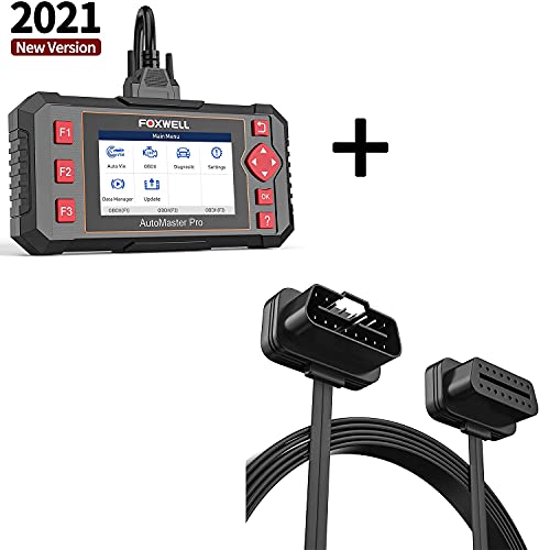 FOXWELL NT604 Car Scanner ABS SRS Transmission and FOXWELL OBD2 Extension Cable 16pin