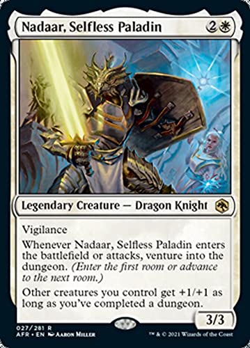 Magic: the Gathering – Nadaar, Selfless Paladin (027) – Foil – Adventures in The Forgotten Realms
