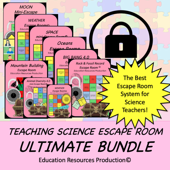 Ultimate Teaching Science Escape Room Bundle | The Storepaperoomates Retail Market - Fast Affordable Shopping