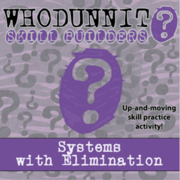 Whodunnit? – Systems with Elimination – Knowledge Building Activity