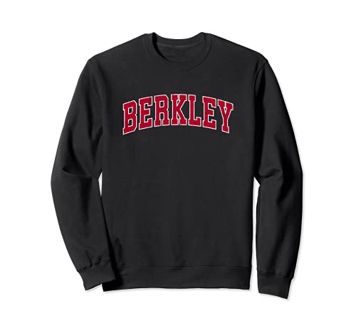 Berkley Michigan MI Vintage Sports Design Red Design Sweatshirt
