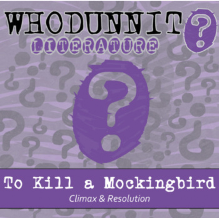 Whodunnit? – To Kill a Mockingbird, Climax and Resolution – Knowledge Building Activity | The Storepaperoomates Retail Market - Fast Affordable Shopping