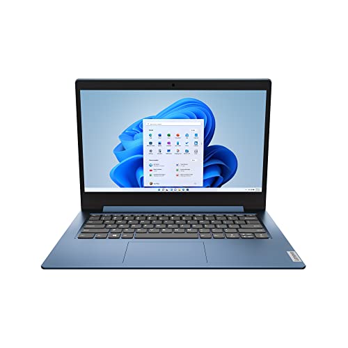 Lenovo IdeaPad 1 Laptop, 14.0″ HD Display, Intel Celeron N4020, 4GB RAM, 64GB Storage, Intel UHD Graphics 600, Windows 11 in S Mode, Ice Blue