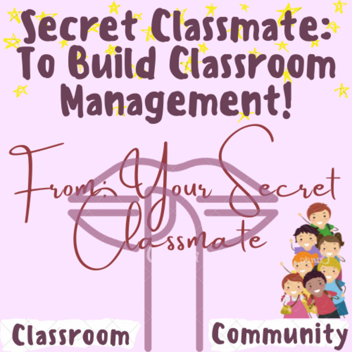 Secret Classmate: To Build Classroom Community & Management GAME; For K-5 Teachers and Students in the Classroom | The Storepaperoomates Retail Market - Fast Affordable Shopping