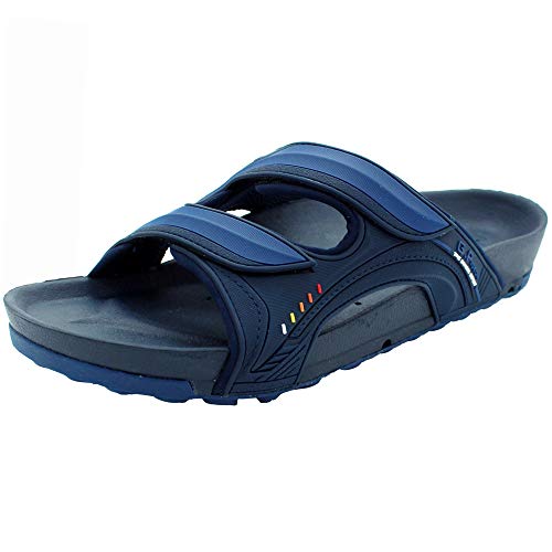 Gold Pigeon Shoes Pirogue Unisex Orthoheel Slide Outdoor Water Sandals for Women & Men: 9030 Navy-22, EU44 (Women Size 13 / Men Size 11-11.5)