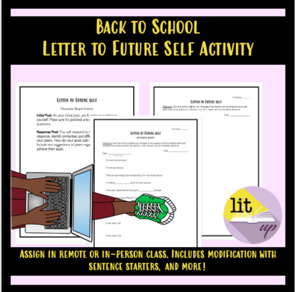 Back to School Letter to Future Self