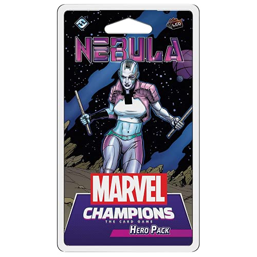 Fantasy Flight Games Marvel Champions: The Card Game – Nebula Hero Pack | Marvel Card Game for Teens and Adults | Ages 14+ | for 1-4 Players | Average Playtime 45 – 90 Minutes | Made