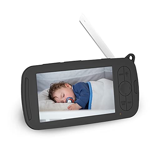 Koroao Silicone Case, Scratch Resistant and Dust Cover for Infant Optics DXR-8 PRO Baby Monitor-Fully Protect Baby Optics DXR-8 PRO Baby Monitor Silicone Case (Not Compatible Optics DXR-8 ) (Black)