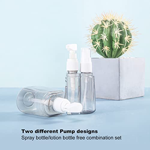 Travel Accessories Travel Size Toiletries Travel Bottles, TSA Approved Travel Containers, Travel Set with Labels, Leak Proof Containers For Toiletries (Grey) | The Storepaperoomates Retail Market - Fast Affordable Shopping