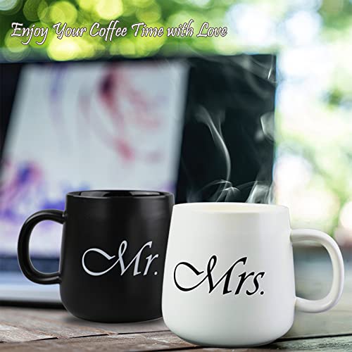Mr and Mrs Coffee Mugs Set,Couple Gifts,Wedding Presents for Bridal Shower,Engagement Gifts for Couples, Newlyweds Gifts | The Storepaperoomates Retail Market - Fast Affordable Shopping