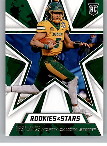 2021 Panini Chronicles Draft Picks Rookies and Stars #303 Trey Lance North Dakota State Bison Official NCAA Football Trading Card in Raw (NM or Better) Condition