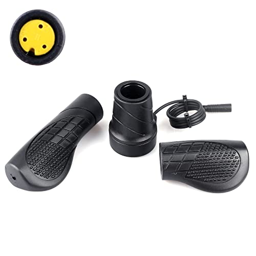 BAFANG Right Half Twist Throttle :Compatible with 8fun Mid Drive Electric Bike Conversion Kit BBS01 BBS02 BBSHD & Hub Motor, Waterproof Speed Conrol Throttle Grip for Bicycle Scooter