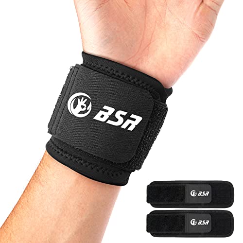 2 Pack Carpal Tunnel Wrist Brace for Women and Men: Wrist Wraps for Fitness | Wrist Support Prevention Wrist Pain, Sprains, Sports Injuries | Adjustable Wrist Strap, Suitable for Various Wrist Sizes