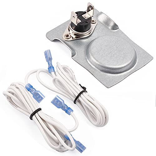 Hiorucet Yiming Magnetic Thermostat Switch with High Temperature Resistant Wire for Fireplace Blower Fan, Wood Stove, Gas Log Fireplace, Circuit On At 120°F and Off At 90°F.