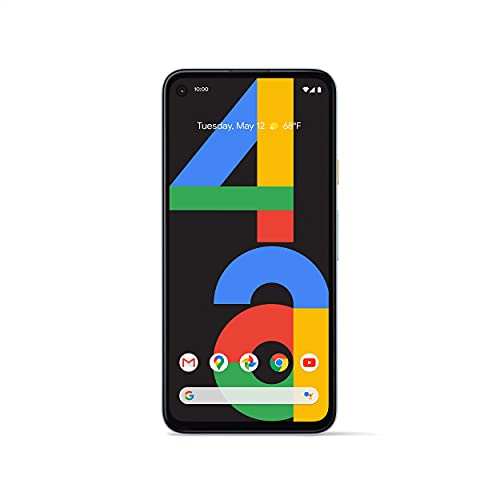 Google Pixel 4a – Unlocked Android Smartphone – 128 GB of Storage – Up to 24 Hour Battery – Barely Blue (Renewed)