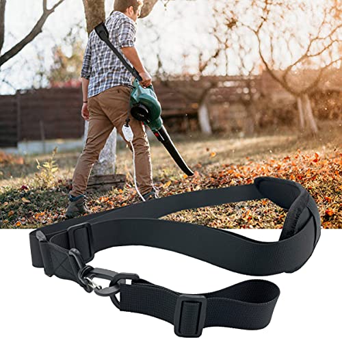 DISAPAK Trimmer Strap Shoulder Strap Blower Strap Weed Wacker Strap Universal for Leaf Blower, Weed Eaters Clearance, Compatible with EGO String Trimmer and All Types (1 Pack,Black)