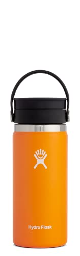 Hydro Flask Wide Mouth Flex Sip Lid Bottle – Stainless Steel Reusable Water Bottle – Vacuum Insulated, Dishwasher Safe, BPA-Free, Non-Toxic