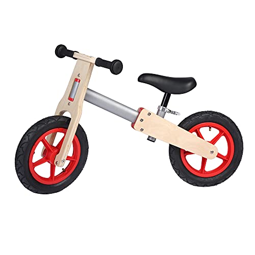 COLOR TREE Kids Balance Bike Sport Balance Bike No Pedal Bicycle with Adjustable Seat Suitable for Indoor and Outdoor Activities Great Gift for Toddlers 3-6 Years Old