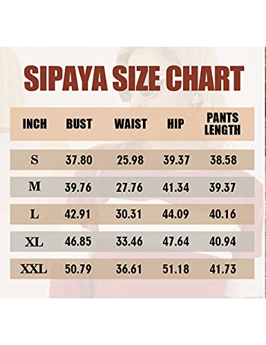 Sipaya Black Sweatsuit for Women 2 Piece Stripe Leopard Lounge Set M | The Storepaperoomates Retail Market - Fast Affordable Shopping