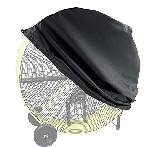 ELONGRIVER Industrial 42″ Belt Drive Drum Fan Cover, Waterproof&Dustproof Cover for 42″ Barrel Fan,Commercial Floor Fan Cover in Heavy Duty Polyester for Outdoor and Indoor(L47xW21.5xH46″)