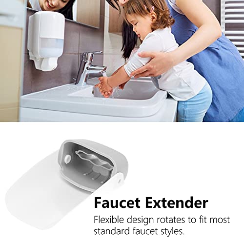 Water Nozzle Extender, Food Grade Silicone and Plastic Material Easy To Install Strong Compatibility Portable Faucet Extender Lightweight for Gift(grey) | The Storepaperoomates Retail Market - Fast Affordable Shopping