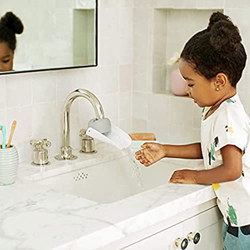 Water Nozzle Extender, Food Grade Silicone and Plastic Material Easy To Install Strong Compatibility Portable Faucet Extender Lightweight for Gift(grey) | The Storepaperoomates Retail Market - Fast Affordable Shopping