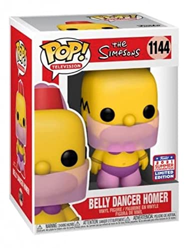 Funko Pop! The Simpsons Belly Dancer Homer 1144 FunKon 2021 Summer Convention Shared Exclusive | The Storepaperoomates Retail Market - Fast Affordable Shopping