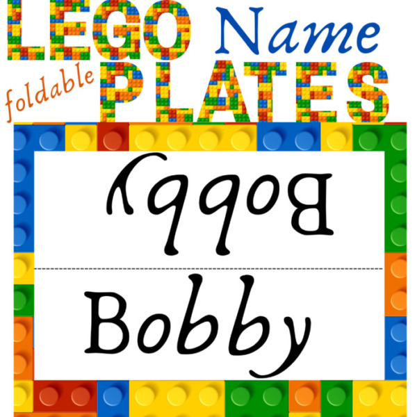 Classroom Decor Lego Name Plates