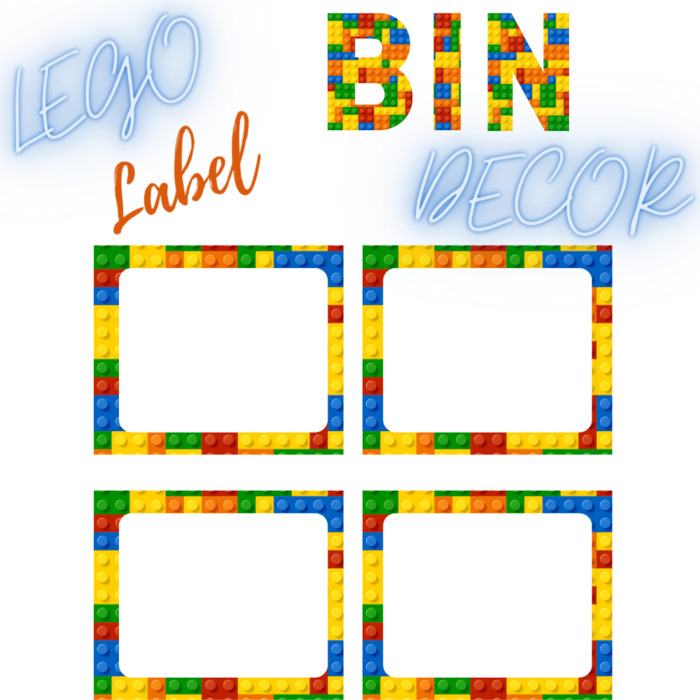 Class Decor Lego Bin Labels | The Storepaperoomates Retail Market - Fast Affordable Shopping
