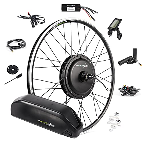 EBIKELING Waterproof Ebike Conversion Kit with Battery Direct Drive Front or Rear Wheel Electric Bike Conversion Kit Ebike Battery & Charger Included 1500W 1200W Electric Bike for Adults