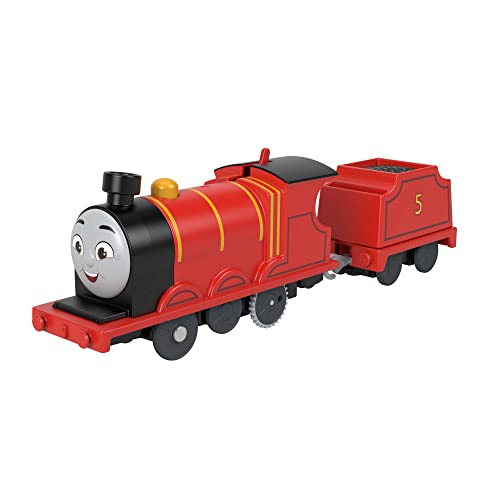 Thomas & Friends ​Fisher-Price James Motorized Toy Train Engine for Preschool Kids Ages 3 Years and Older