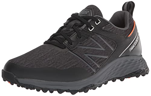 New Balance Men’s Fresh Foam Contend Golf Shoe, Black/Grey, 11