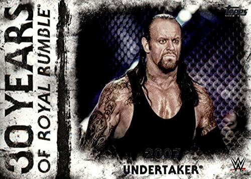 2018 Topps WWE Undisputed 30 Years of Royal Rumble #RR-16 Undertaker Wrestling Trading Card
