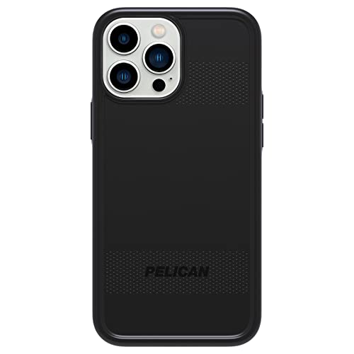 Pelican Protector Series – iPhone 13 Pro Max Case [15FT MIL-Grade Drop Protection] [Compatible with MagSafe] Magnetic Phone Case with Anti Scratch – Bumper Phone Cases for iPhone 13 Pro Max – Black