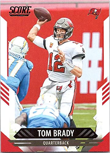 2021 Score #12 Tom Brady Tampa Bay Buccaneers NM-MT NFL Football