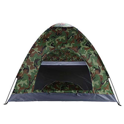 CCAN 3-4 Person Camping Dome Tent Camouflage, Waterproof Instant Camping Tent withCarry Bag for Hiking Travel Picnic Beach Outdoor, Self-Driving Tour, Camouflage Tents for Camping