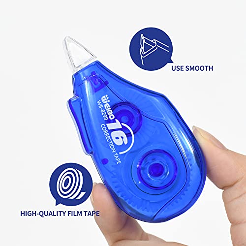 WEIBO white out correction tape, Easy To Use Applicator for Instant Corrections Correct Wrong Writing At Any Time 9 Pack (5mm3m/118in) | The Storepaperoomates Retail Market - Fast Affordable Shopping