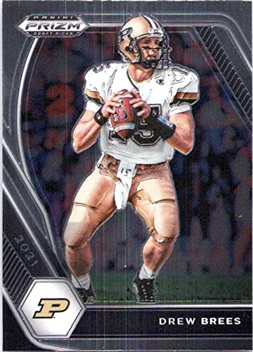 2021 Panini Prizm Draft Picks #16 Drew Brees Purdue Boilermakers Official NCAA Football Trading Card in Raw (NM or Better) Condition